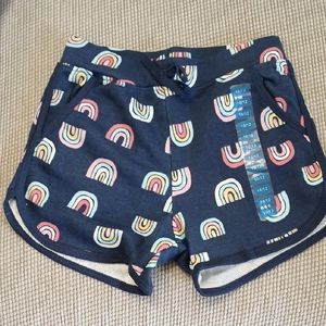Stylish Girl's Rainbow Print Shorts NWT